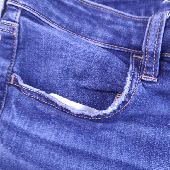 American Eagle Outfitters Blue Distressed Skinny Jeans - Picture 10 of 16